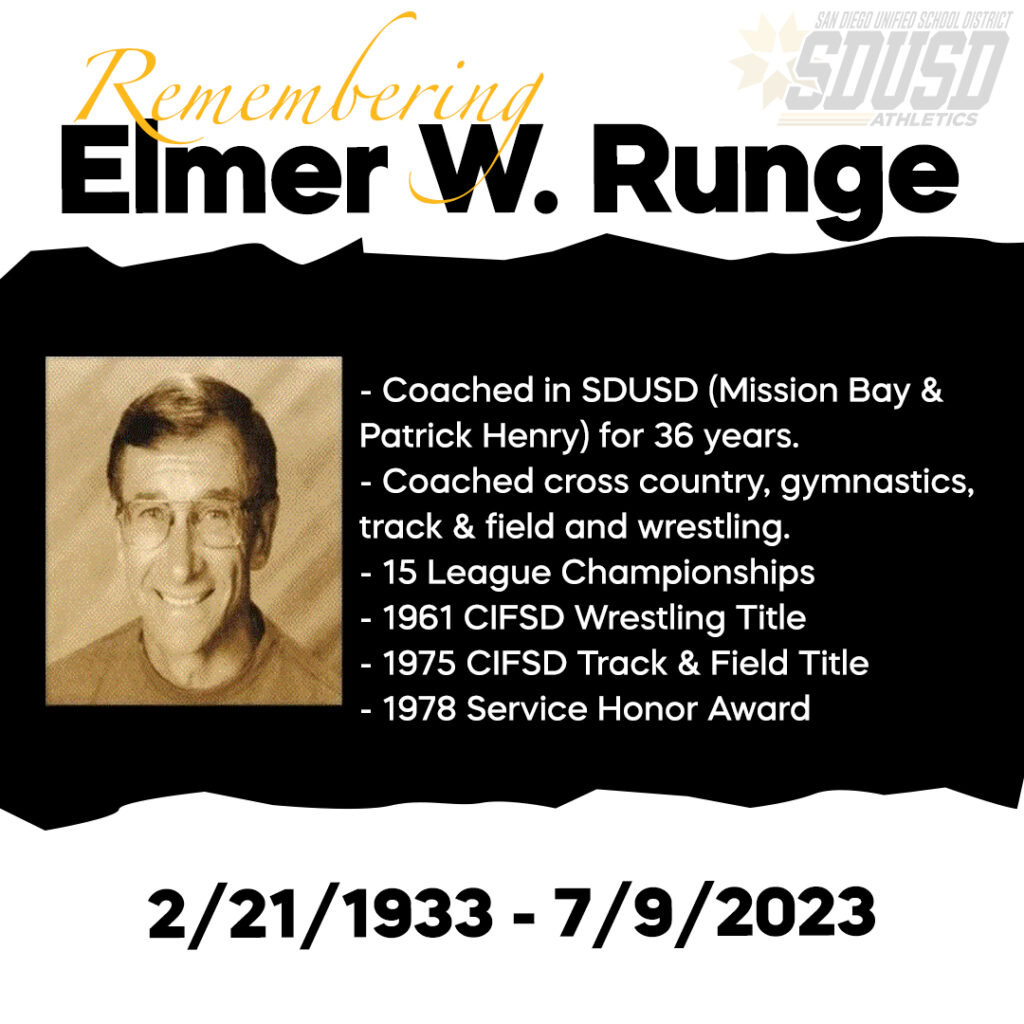 Remembering Elmer Runge