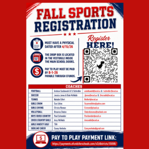 Fall Sports Registration