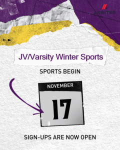 Start of JV/Varsity Winter Sports
