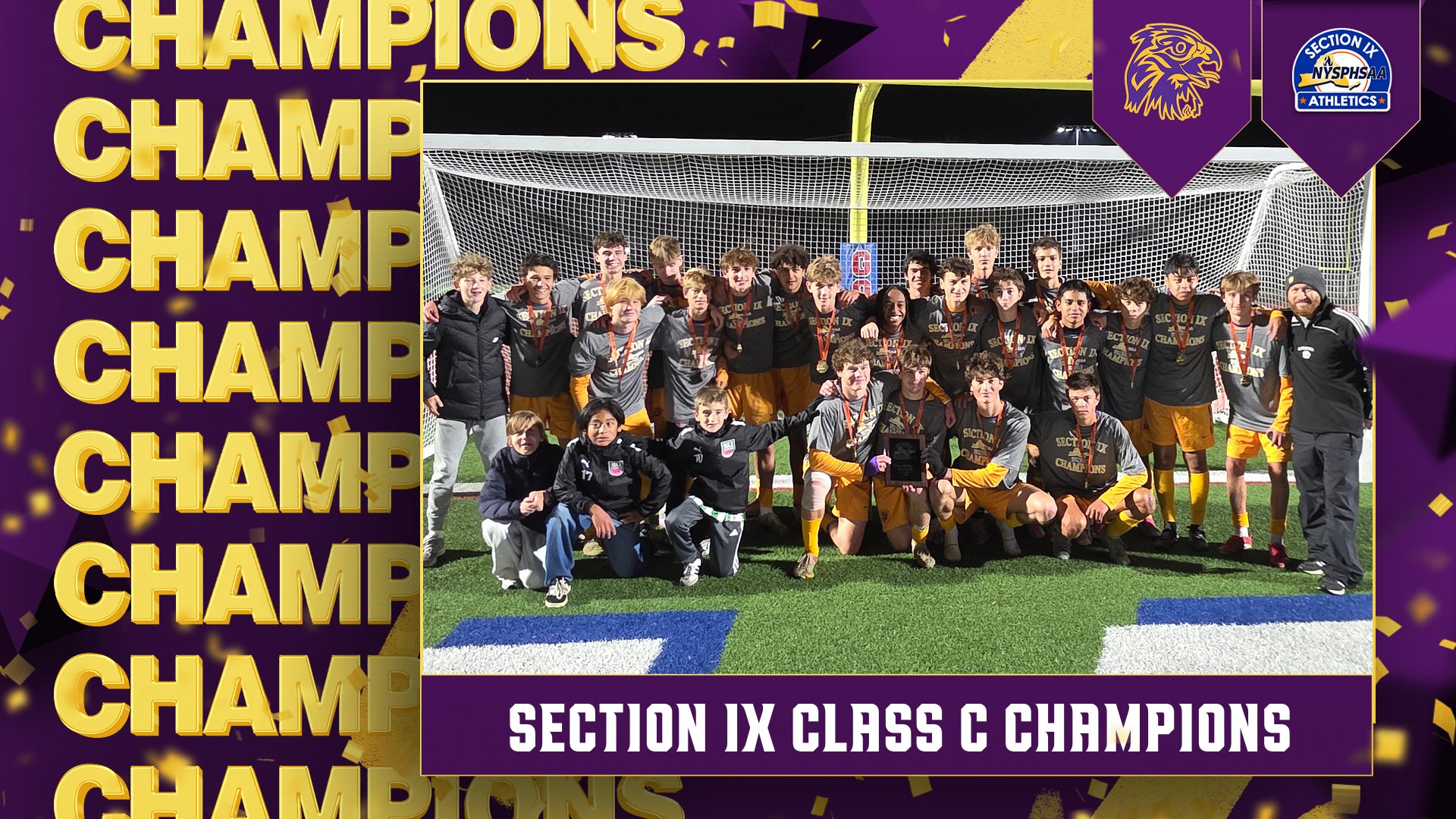 Boys Soccer Sectional Champions 2025