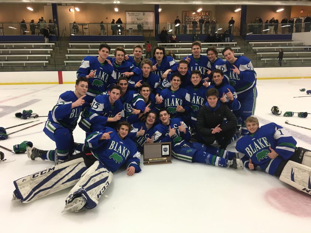 2018 Boys Hockey Champion, The Blake School