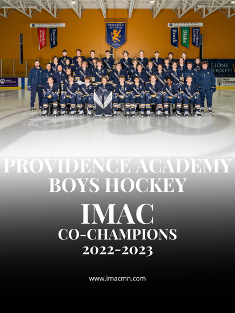 2023 Boys Hockey Co-Champion, Providence Academy