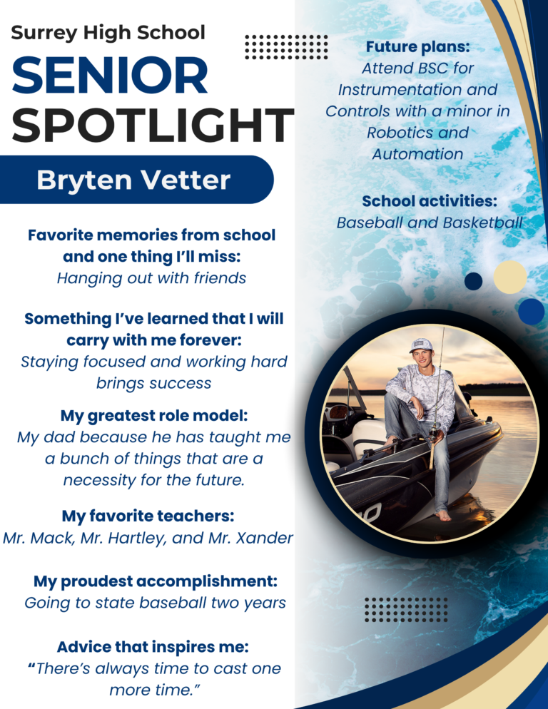 Bryten Vetter Senior Spotlight