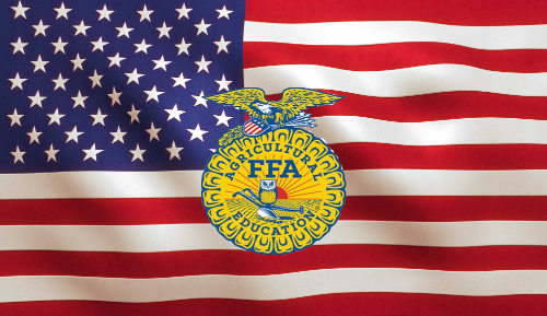 FFA Logo over US Flag