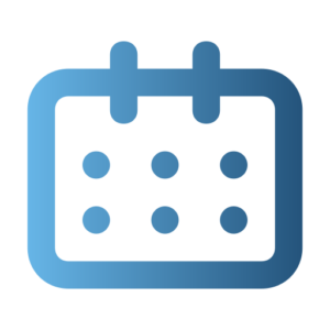 Blue Calendar Icon