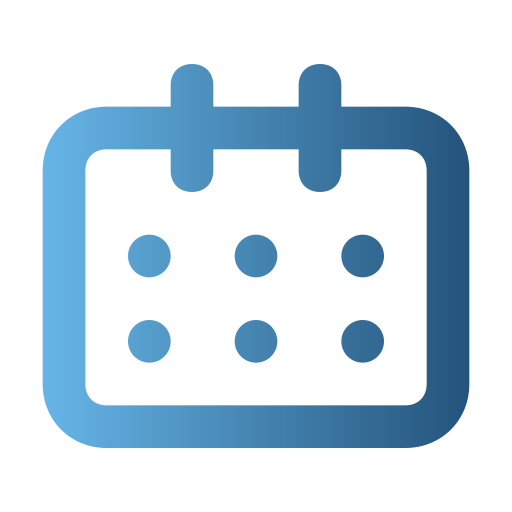 Blue Calendar Icon