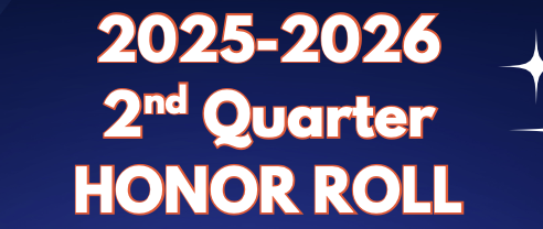 2025-2026 Honor roll banner