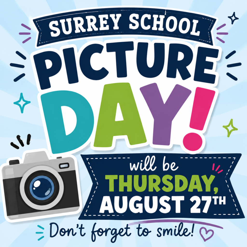 Picture day is Thursday Aug 27th