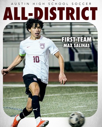 This is Photo of Max Salinas from Austin High Soccer