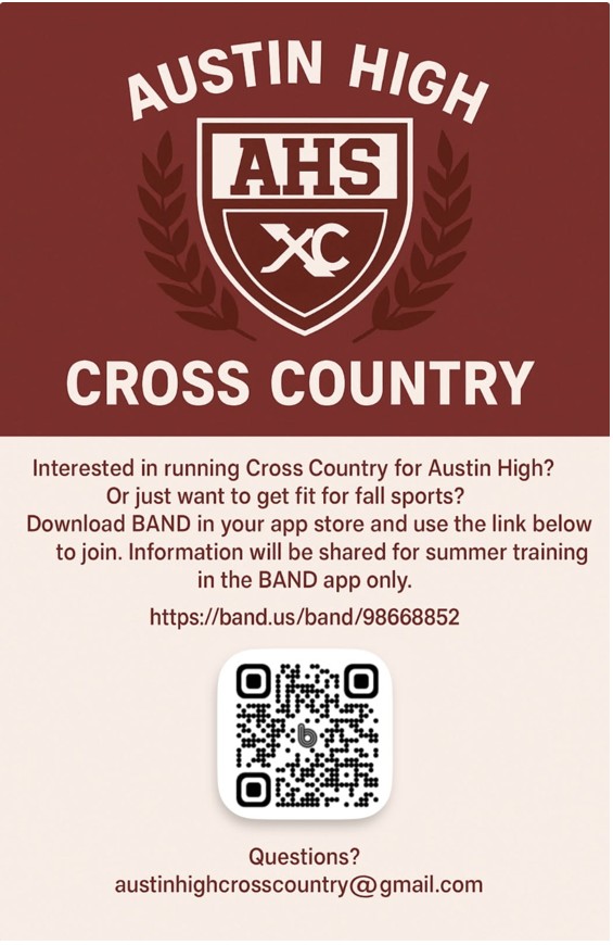 This is Image of AHS XC banner to join team.