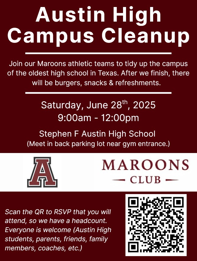 This is Invitation for campus clean up.