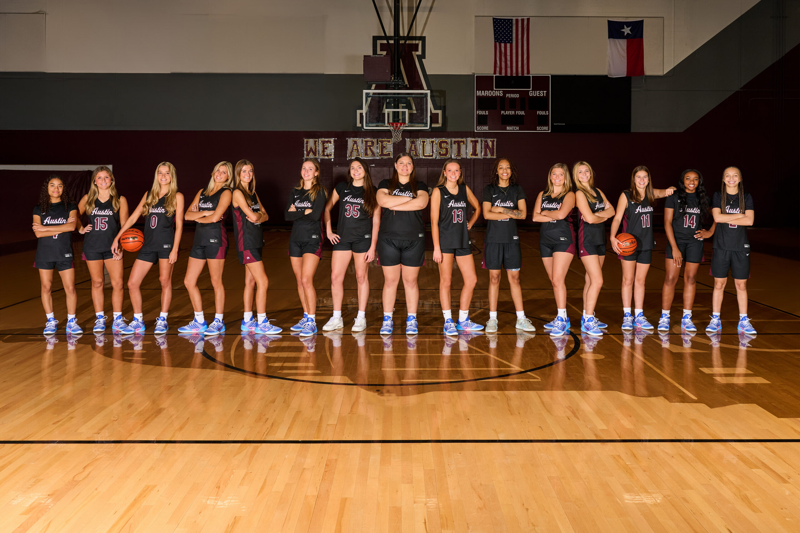 Austin High Lady Maroons Basketball Team 2025-2026