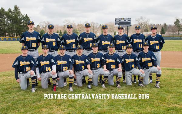 Portage Central Baseball Varsity 2016