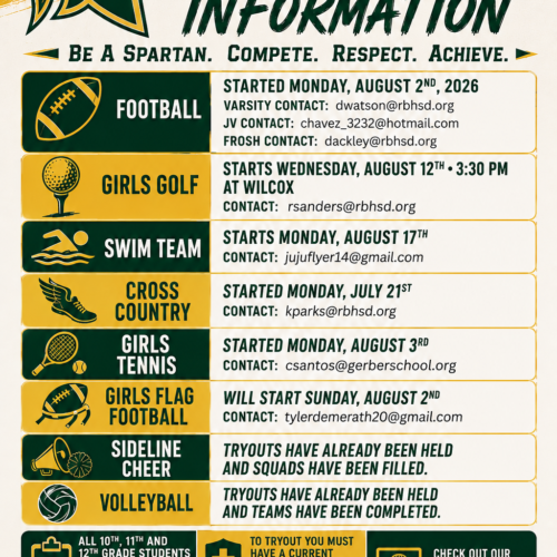 Fall Sports Info