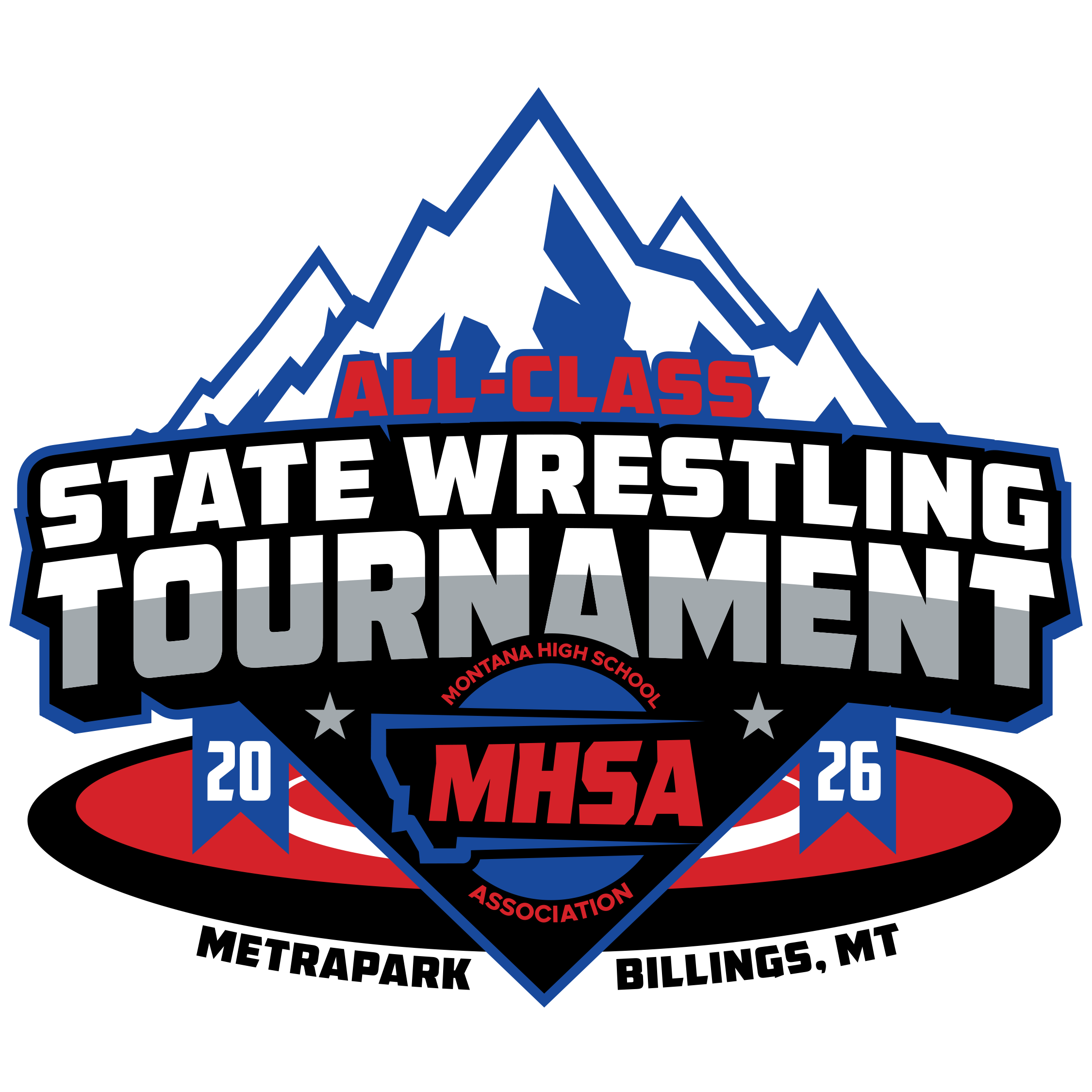 2026 State Wrestling Logo
