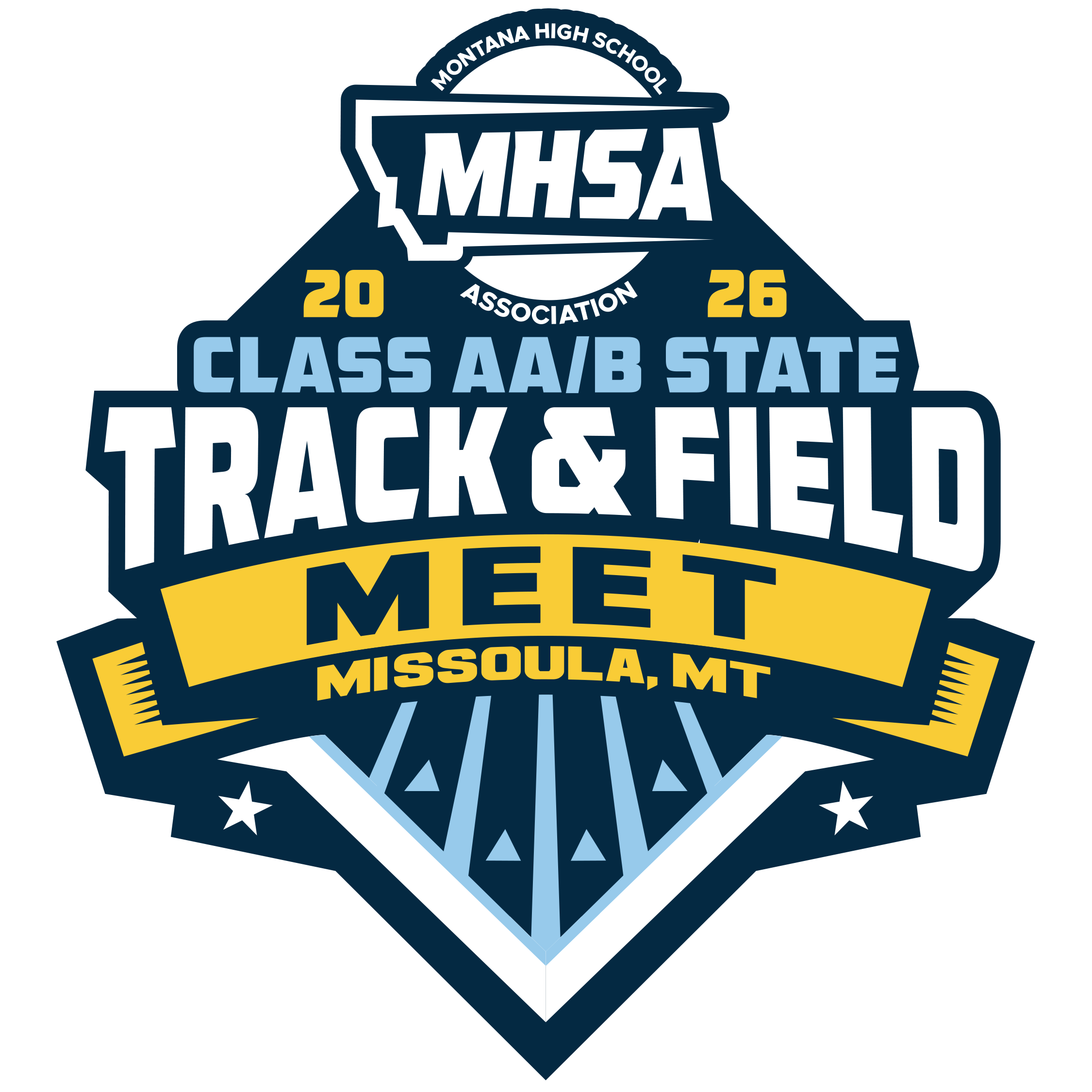State AA-B Track Logo