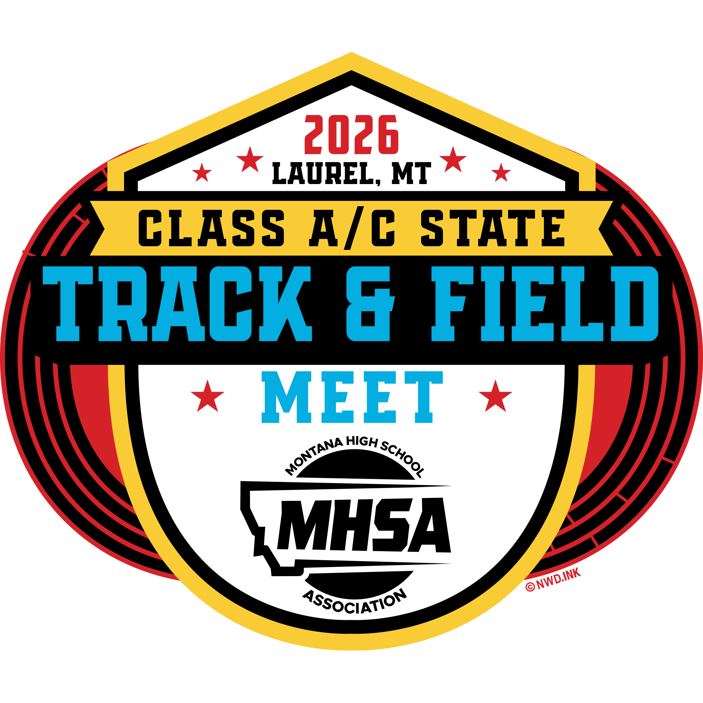 State A-C Track Logo
