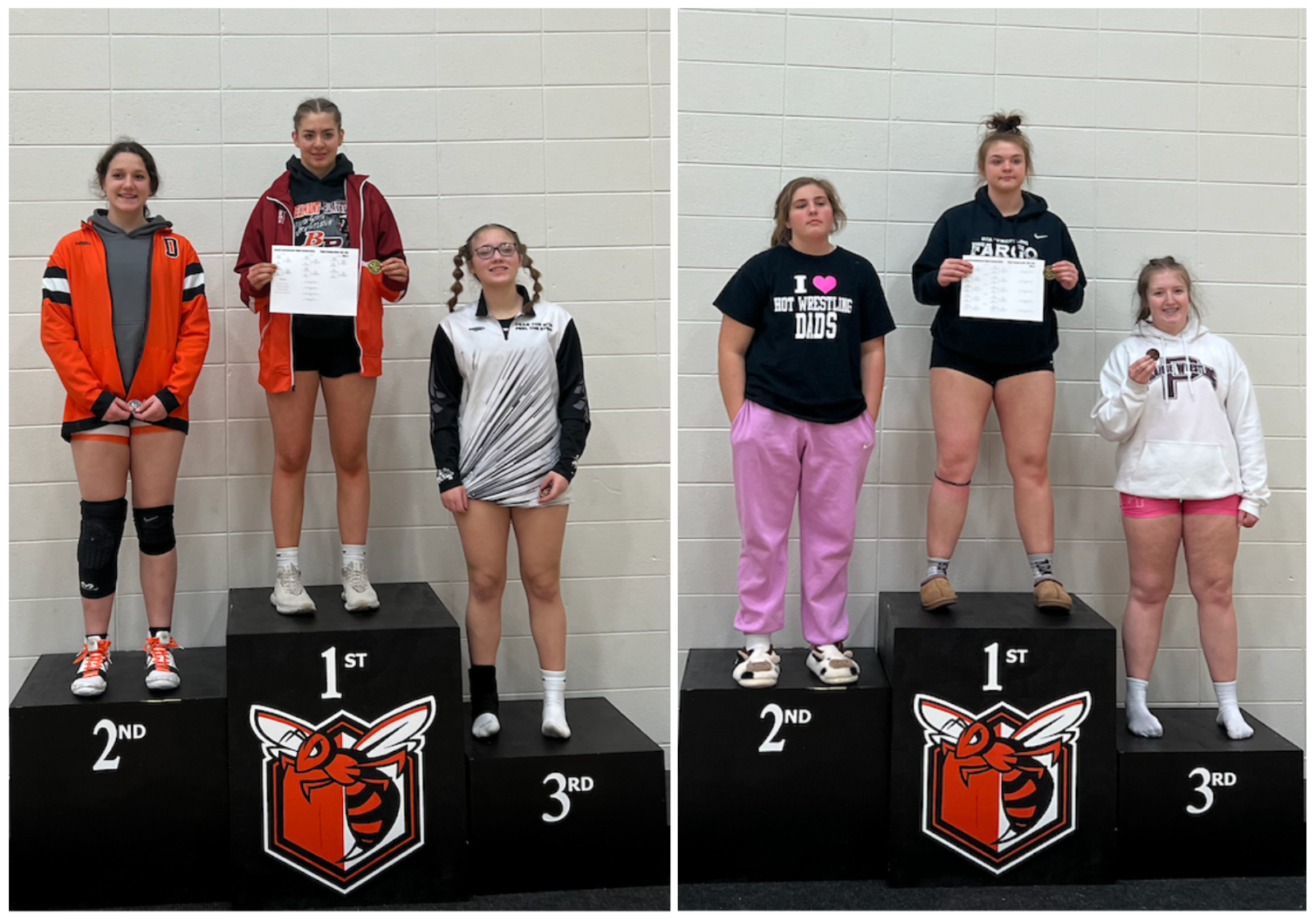 Girls Wrestling Recap – Gold for the Davis Sisters!