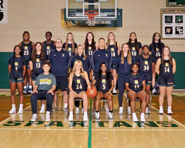 Girls Basketball Varsity Team Photo