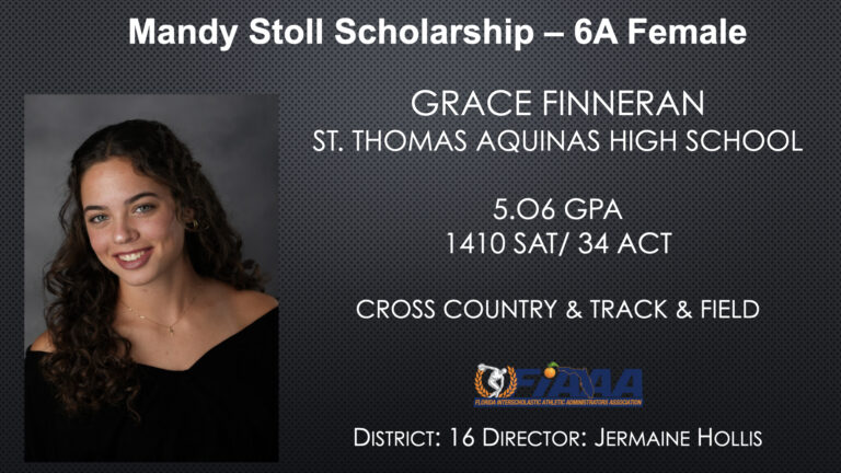 Mandy Stoll Scholarship – 6A Female
