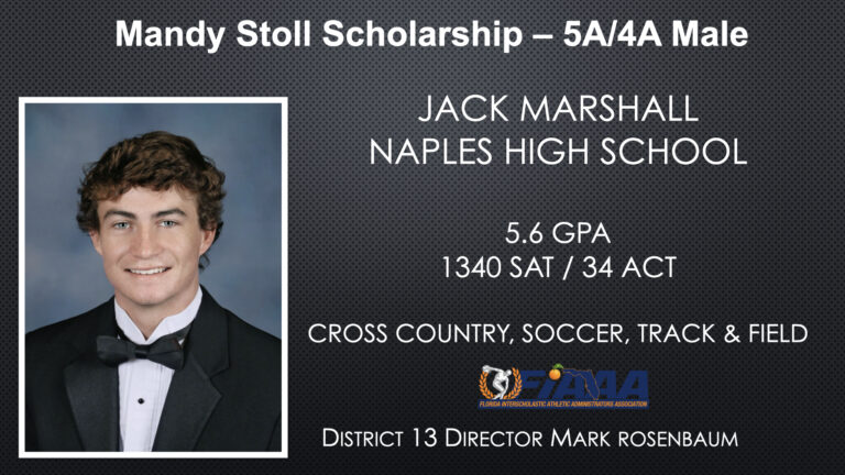 Mandy Stoll Scholarship – 5A/4A Male