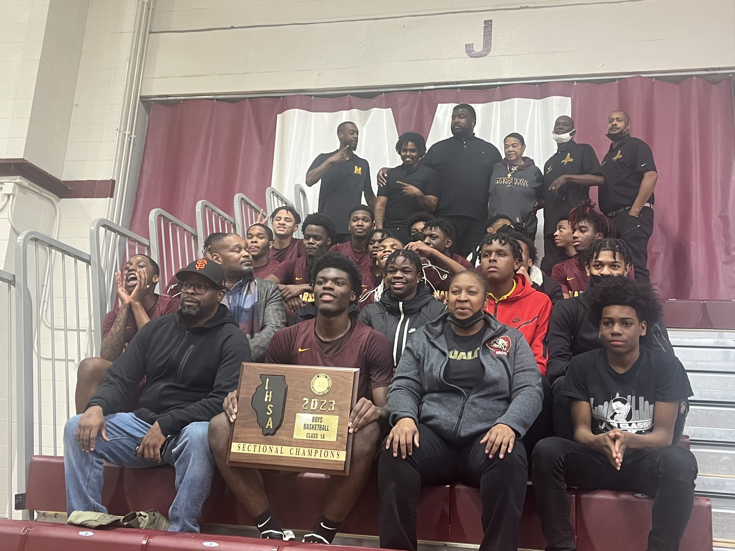 Marshall 2023 Sectional Champions Boys Basketball