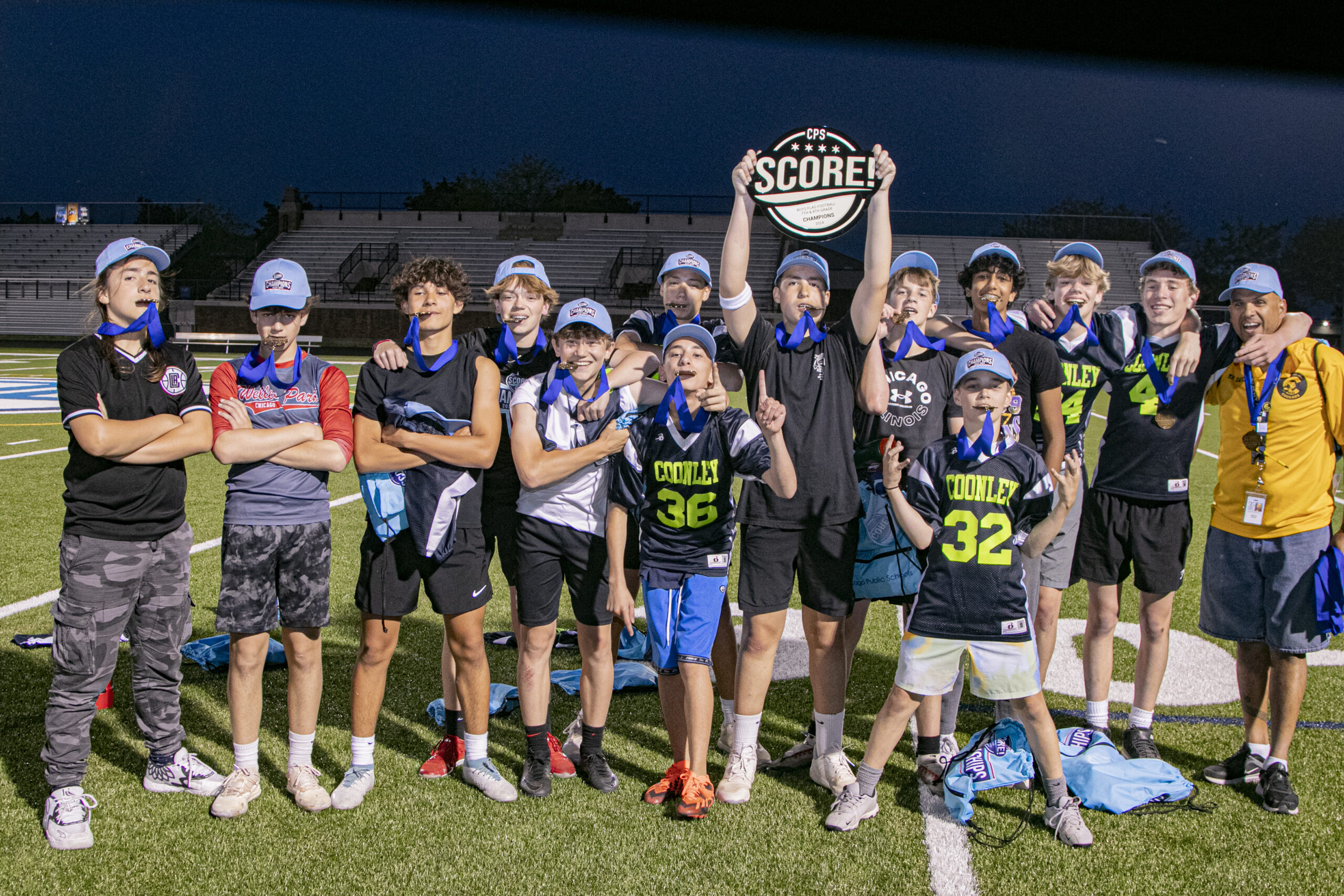 2024 Coonley SCORE Flag Football Champions