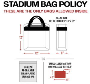 SY26 Stadium Policies