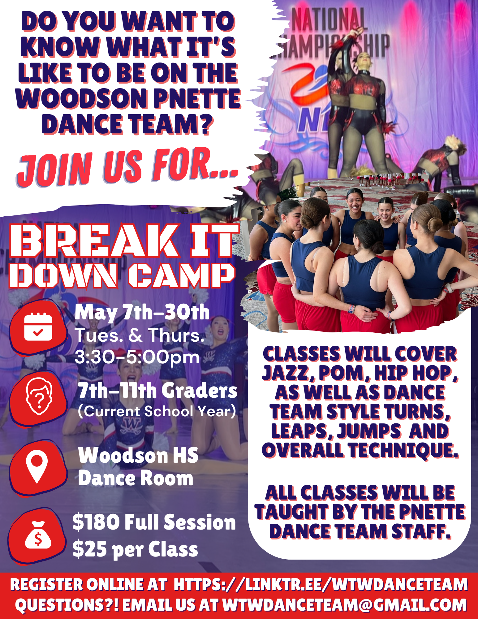2024 Break It Down Camp Info