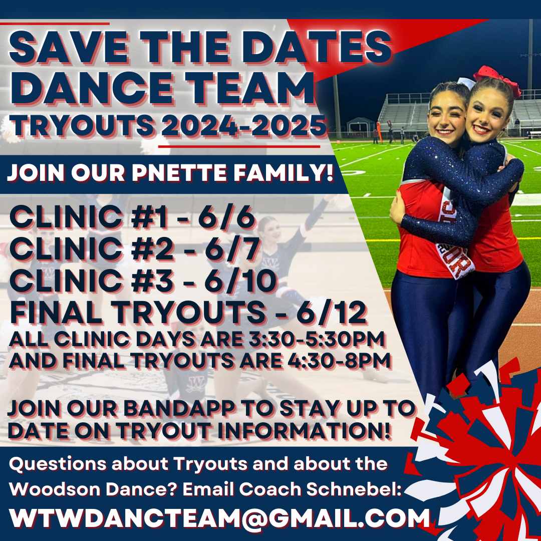 Save the Date Tryouts 24-25