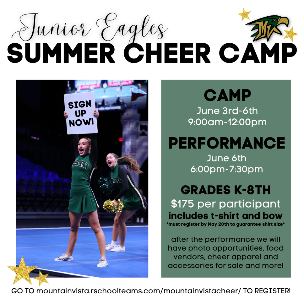 Junior Eagles Cheer Camp
