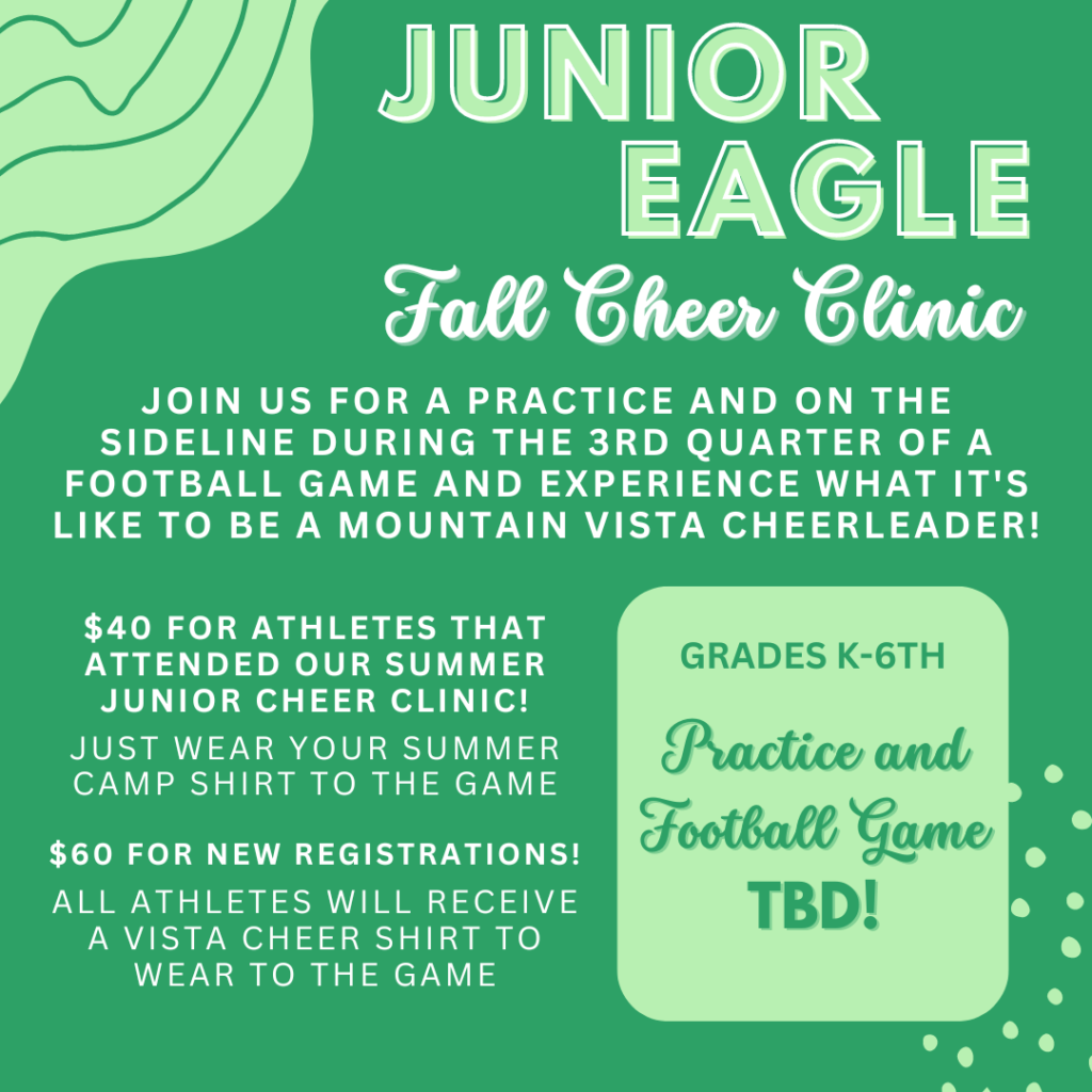 Junior Eagles Cheer Camp