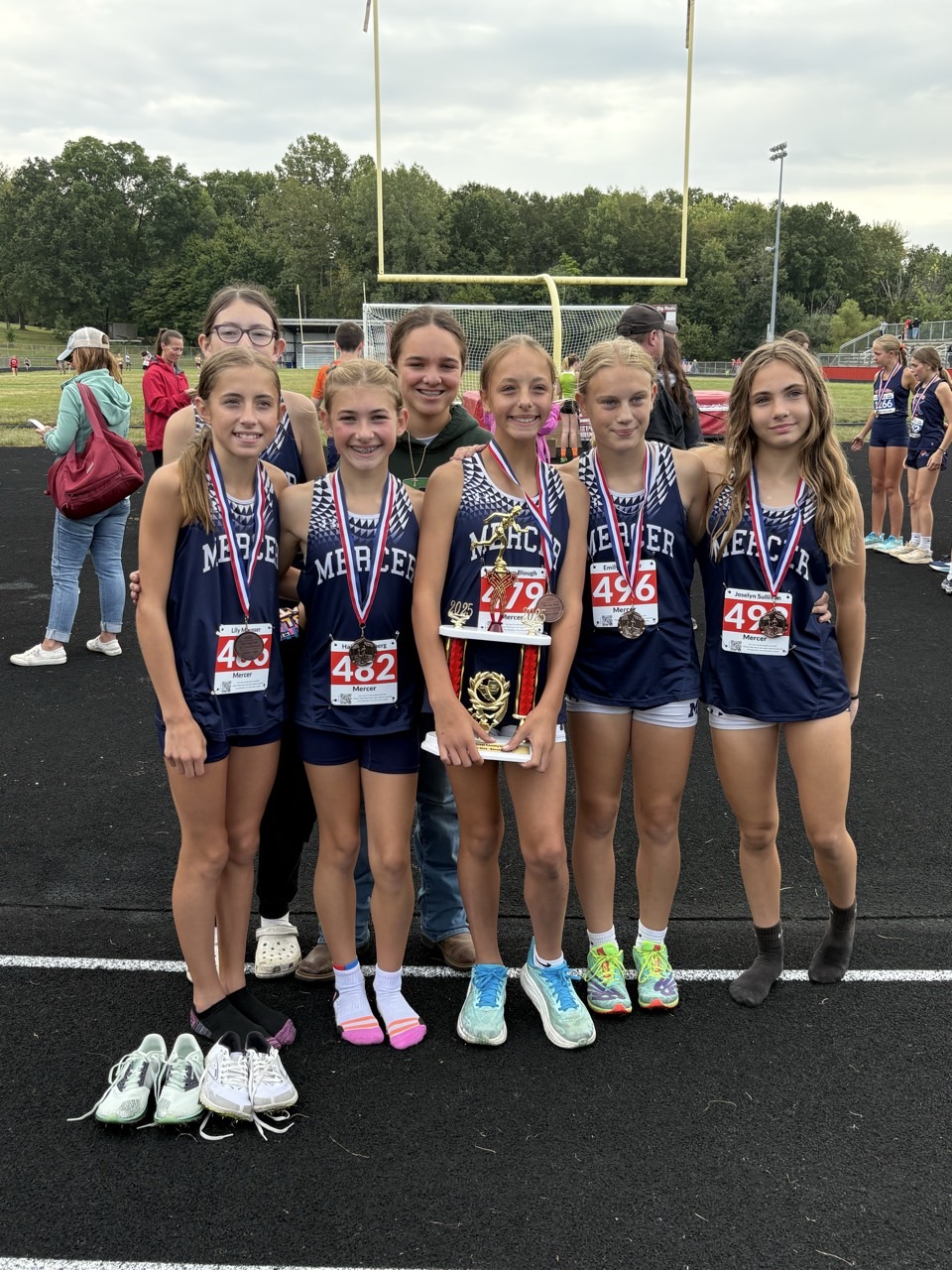 Mercer JR High Girls @ the Big Red Invitational