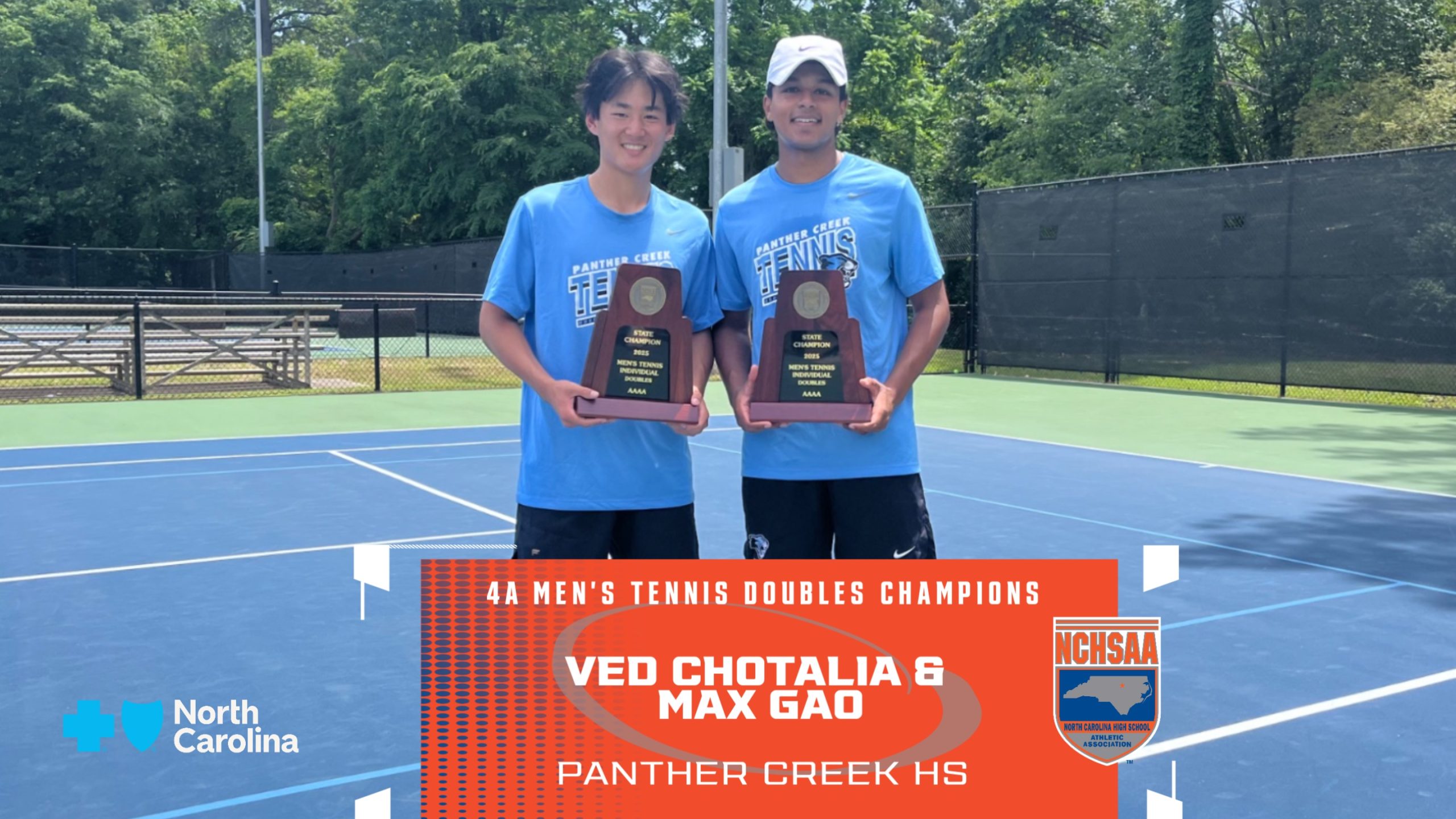 Panther Creek M Tennis Doubles Champions