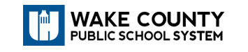 Wake County Public School System Logo Footer Section