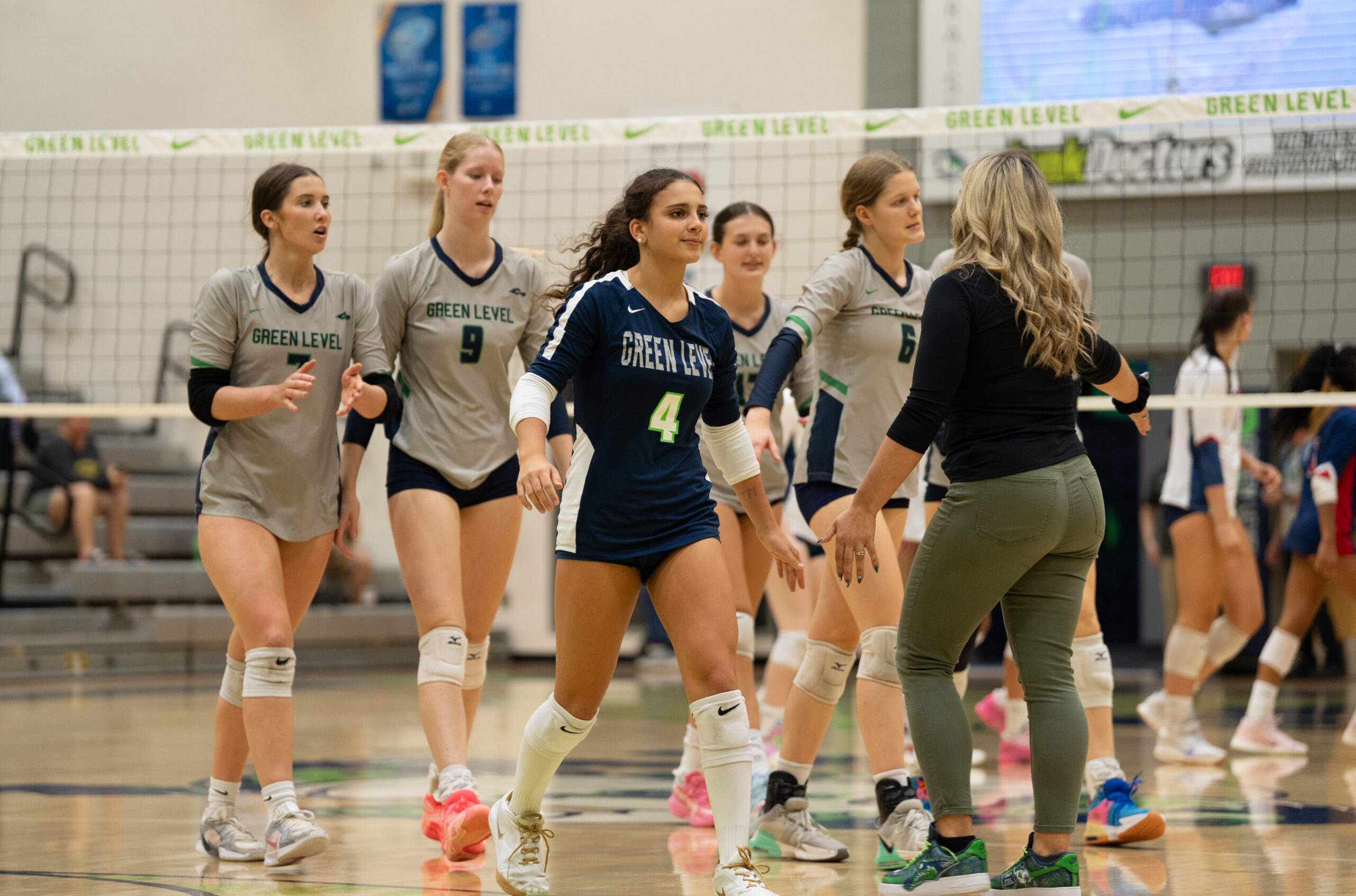 Madison Simmons (4) of Green Level