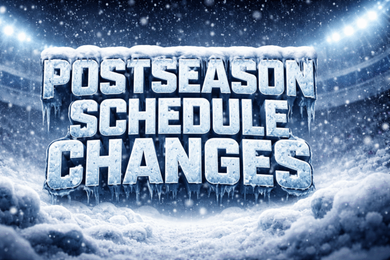 Postseason Schedule Changes