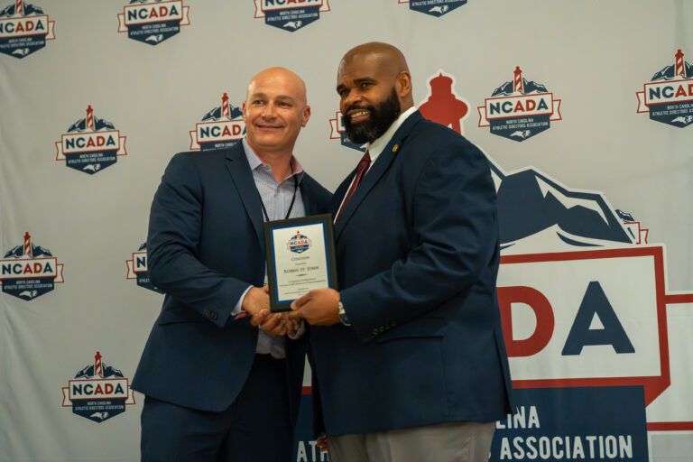 The N.C. Athletic Directors Association honored several people with aawards at the State Conference Awards Luncheon in Asheville on Sunday, Mar. 15, 2026 (Photo: Nick Stevens/National Amateur Sports)