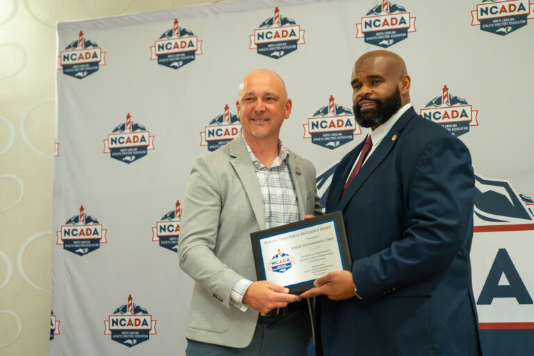 Rob Weidenburner. The N.C. Athletic Directors Association honored several people with aawards at the State Conference Awards Luncheon in Asheville on Sunday, Mar. 15, 2026 (Photo: Nick Stevens/National Amateur Sports)
