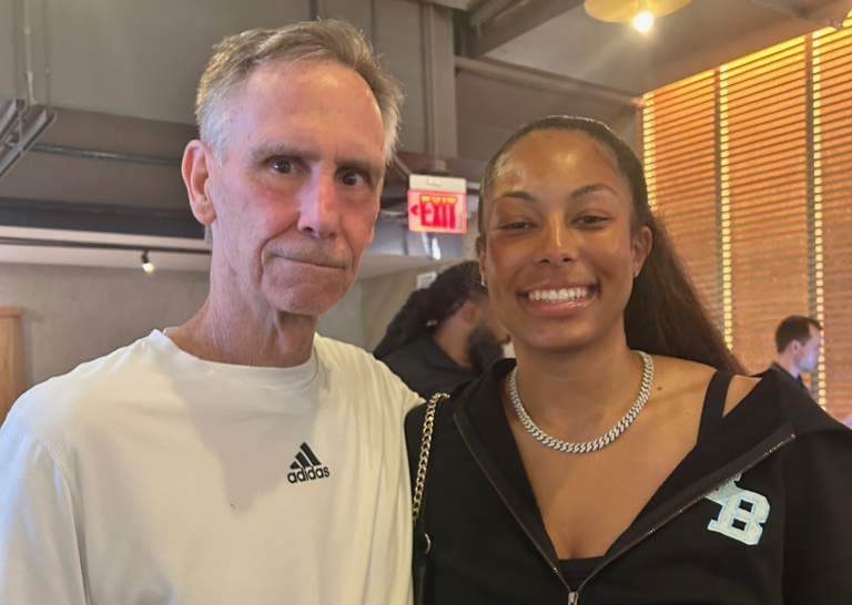 Indya Nivar with Scott Campbell, Apex Friendship