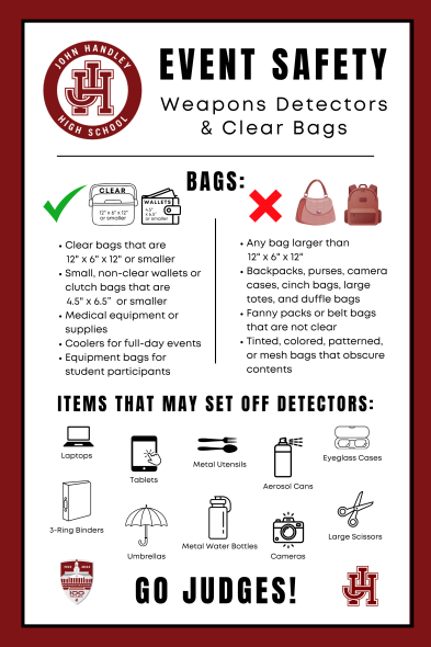 JHHS Athletics Weapons Detectors LARGE SIGNS (1)