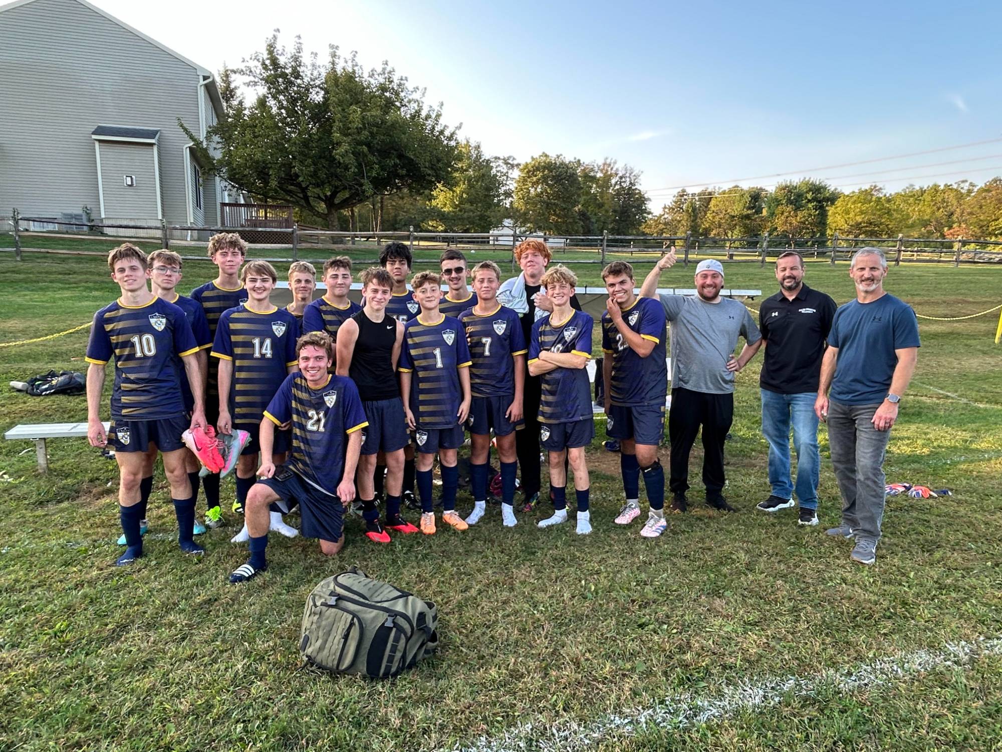 Featured Image - ⚽️Varsity Boys Claim Another Overtime Thriller Against Notre Dame East Stroudsburg ⚽️