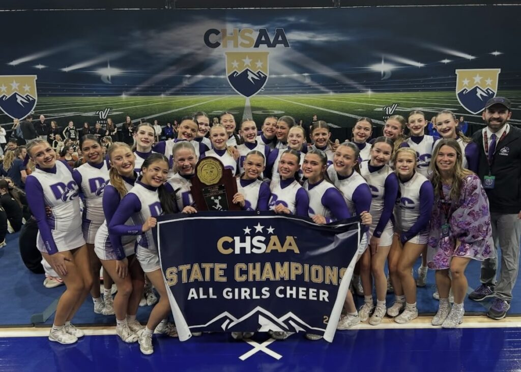 2025 Colorado 5A All Girl Cheerleading State Champions