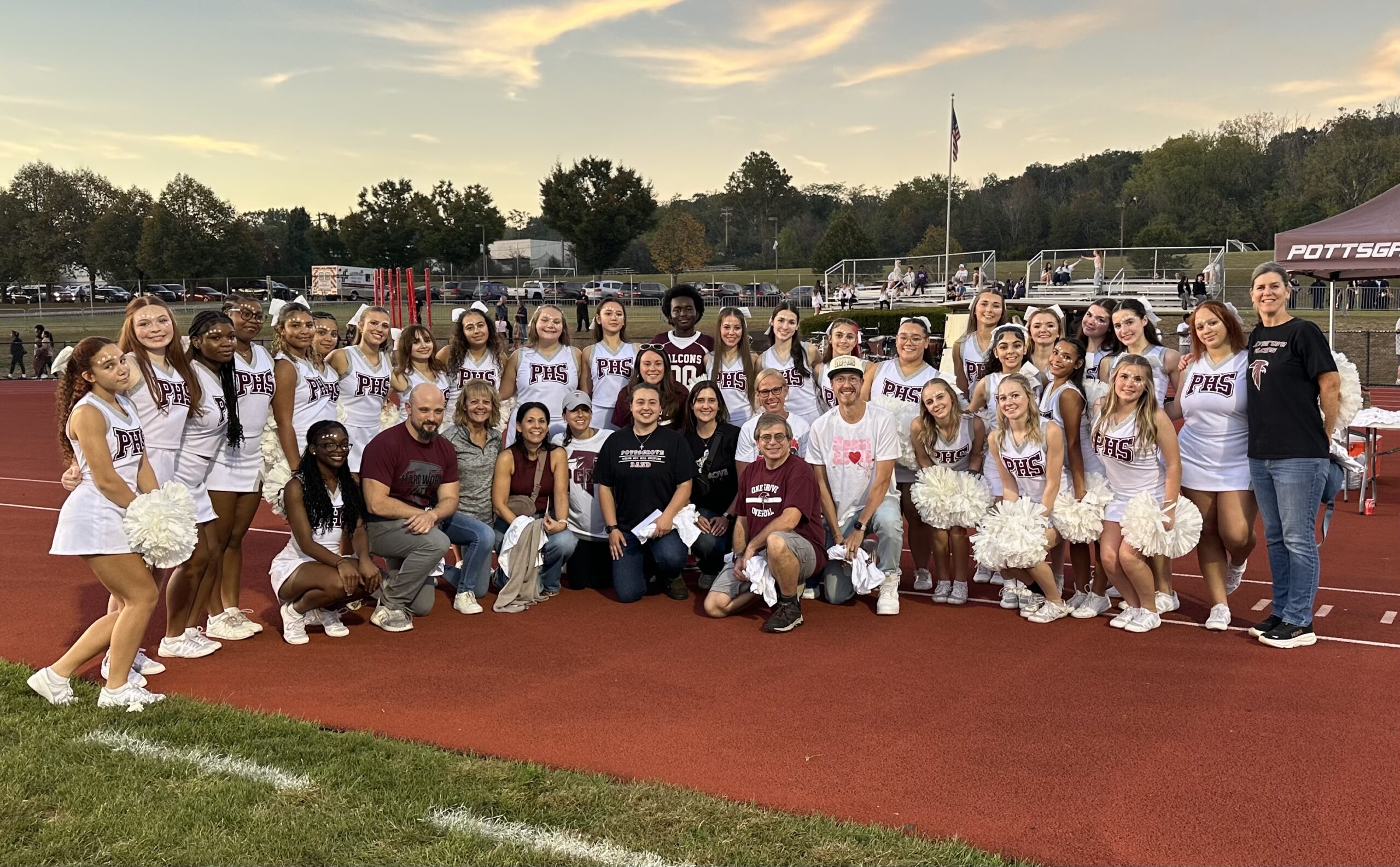 Teacher appreciation night group photo