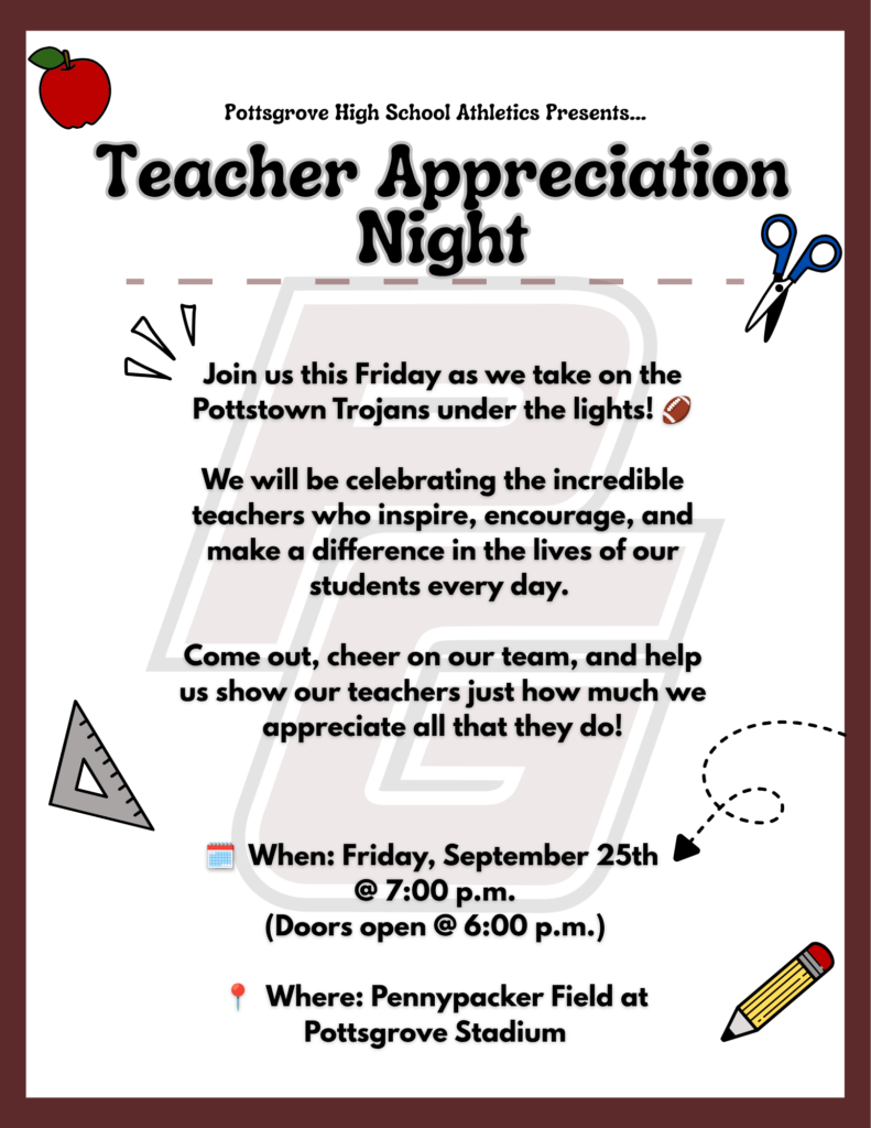 Teacher Appreciation Night informational