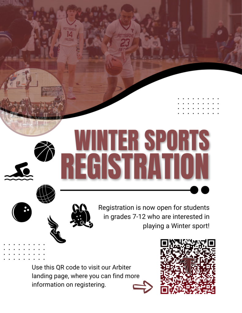 Winter Sports Registration flyer