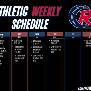 Weekly schedule