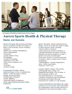 Rehab Flyer
