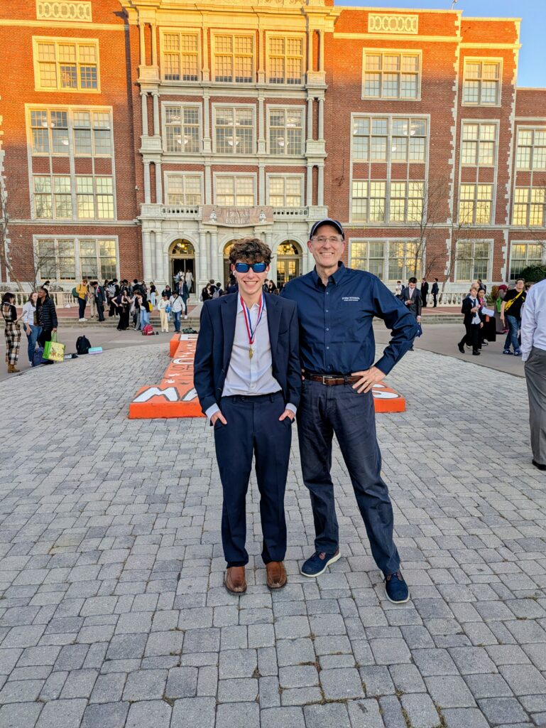 Aaron and Coach G at East HS