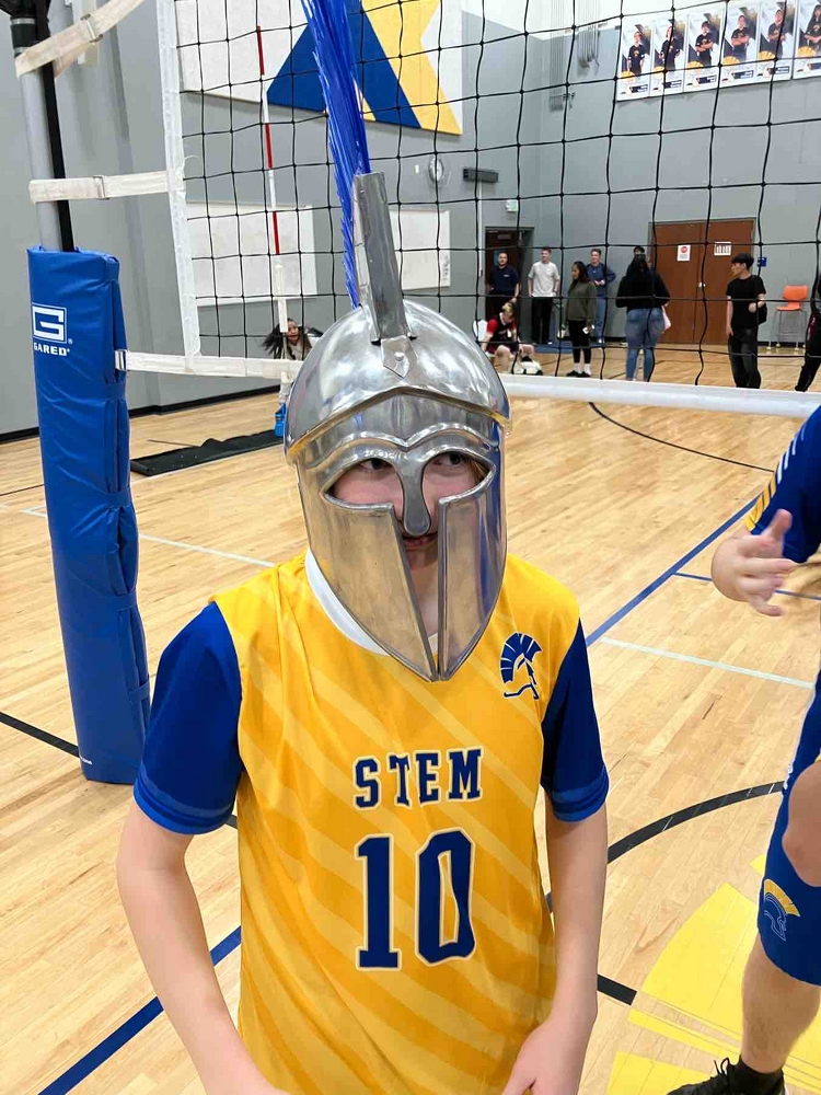 Kirill dons the helmet